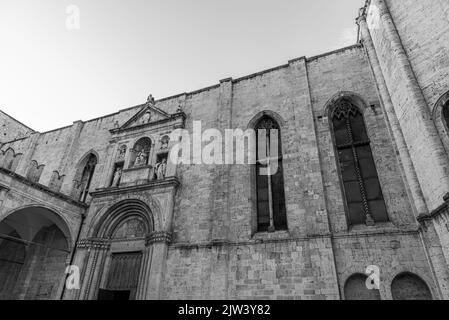 The church of San Francesco in Ascoli Piceno is considered one of the best Italian works of Franciscan architecture Stock Photo