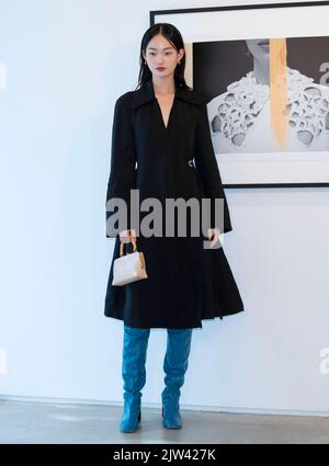 South Korean actress Shin Do-hyun attends a press conference for new TV