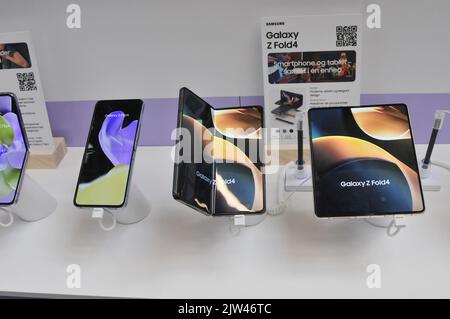 Copenhagen /Denmark/03 September 2022/ Samsung new products showcase to prome samsung items in Copenhagen. (Photo..Francis Joseph Dean/Dean Pictures. Stock Photo