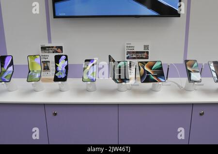 Copenhagen /Denmark/03 September 2022/ Samsung new products showcase to prome samsung items in Copenhagen. (Photo..Francis Joseph Dean/Dean Pictures. Stock Photo