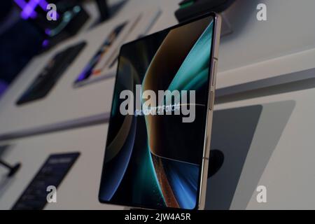 Berlin, Germany. 01st Sep, 2022. Samsung Press conference during IFA 2022 in Berlin, Germany on September 1, 2022. (Photo by Beata Siewicz/Pacific Press/Sipa USA) Credit: Sipa USA/Alamy Live News Stock Photo