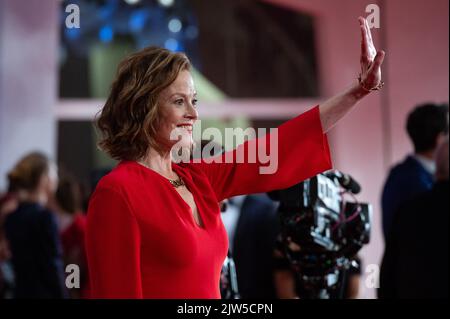 Sigourney Weaver attending the Master Gardner Premiere during the 79th Venice International Film Festival (Mostra) in Venice, Italy on September 03, 2022. Photo by Aurore Marechal/ABACAPRESS.COM Stock Photo