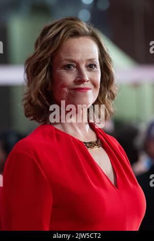 Sigourney Weaver attending the Master Gardner Premiere during the 79th Venice International Film Festival (Mostra) in Venice, Italy on September 03, 2022. Photo by Aurore Marechal/ABACAPRESS.COM Stock Photo