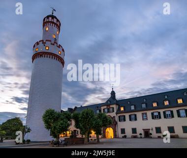 White Tower at Bad Homburg Castle near Frankfurt in Hesse, Germany Stock Photo