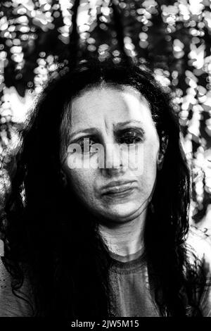Bipolar Disorder and Split Personality Concept. Woman with Double Face  Expression Stock Photo - Image of beautiful, mood: 100391384