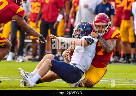 Rice quarterback T.J. McMahon (7) during the second half of an NCAA ...