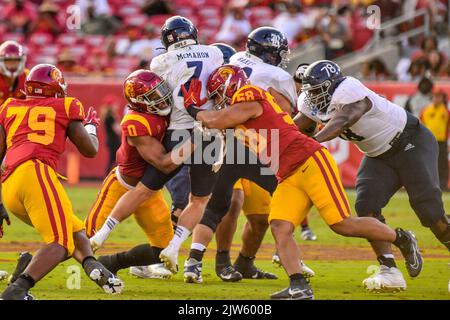 Rice quarterback T.J. McMahon (7) during the second half of an NCAA ...