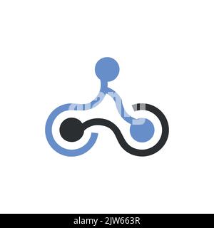bicycle bike logo icon vector design Stock Vector
