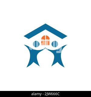 kindergarten kids school logo icon vector graphic design Stock Vector