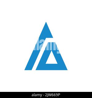 stylish letter A logo icon vector graphic design Stock Vector