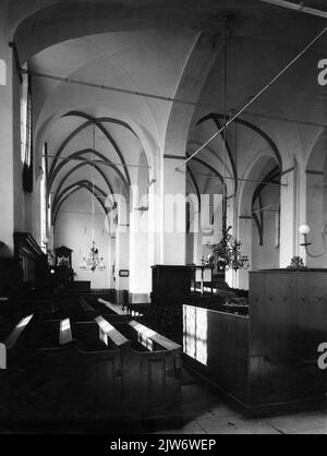 Interior of the Nicolaikerk (Nicolaaskerkhof 8) in Utrecht. Stock Photo