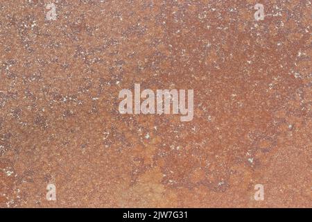 Rust background on sheet steel. Rusty aged industrial material concept Stock Photo