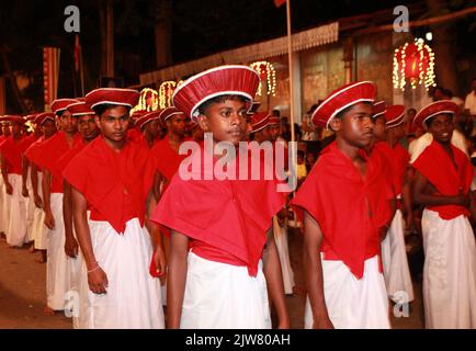 Navam perera procession in Colombo,Sri Lanka Stock Photo