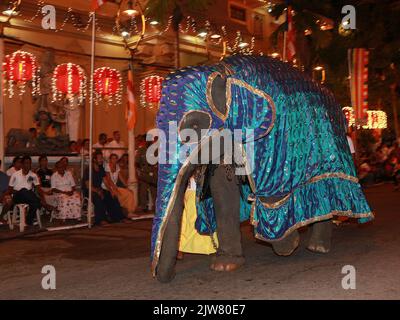 Navam perera procession in Colombo,Sri Lanka Stock Photo