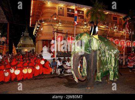 Navam perera procession in Colombo,Sri Lanka Stock Photo