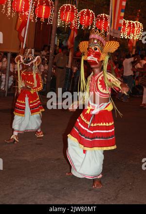 Navam perera procession in Colombo,Sri Lanka Stock Photo