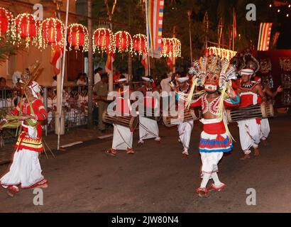 Navam perera procession in Colombo,Sri Lanka Stock Photo