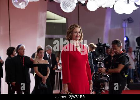 Sigourney Weaver attends the 'Master Gardner' red carpet at the 79th Venice International Film Festival on September 03, 2022 in Venice, Italy. ©Photo Stock Photo