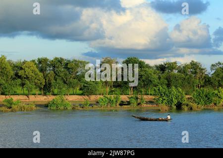 Stock Photo - Natural view of the Sangu river. Bandarban, Bangladesh. Stock Photo