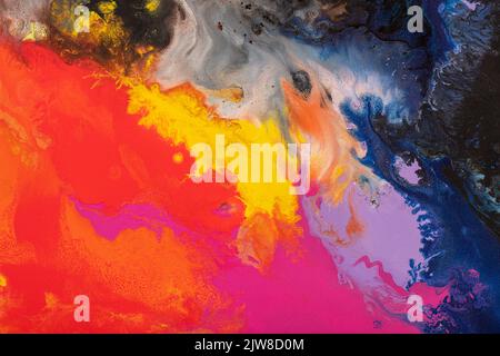 Colorful abstract painting background, attractive artwork. Stock Photo