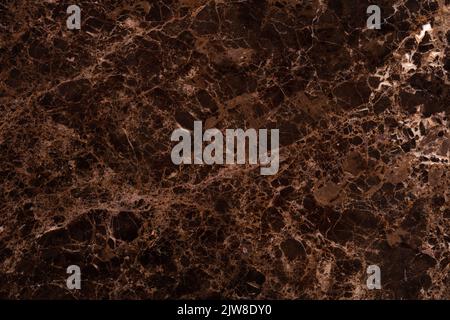 Emperador Dark Marble background, texture in brown tone for interior. Stock Photo