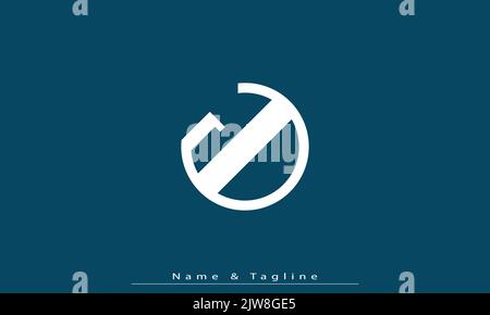 Alphabet letters Initials Monogram logo JD , DJ Stock Vector