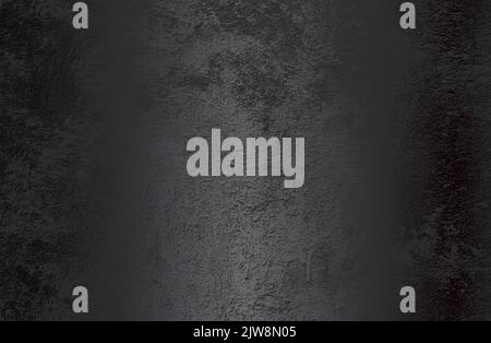 Luxury black golden metal gradient background with distressed brick wall texture. Vector illustration Stock Vector