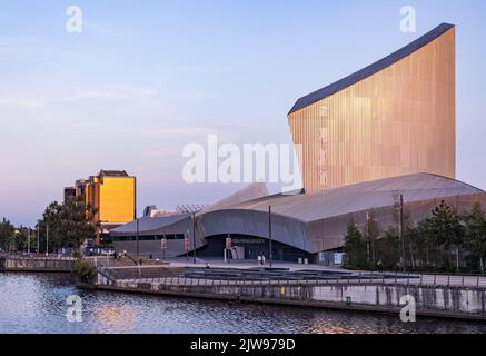 Imperial War Museum in Manchester - MANCHESTER, UK - AUGUST 15, 2022 Stock Photo