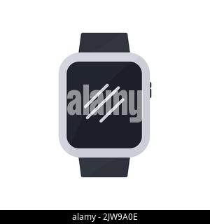 Smart watch icon. Icon related to electronic, technology. Flat icon style. Simple design editable Stock Vector