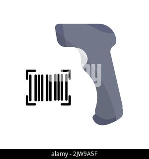 Scanner icon. Icon related to electronic, technology. Flat icon style. Simple design editable Stock Vector