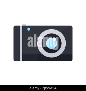 Camera icon. Icon related to electronic, technology. Flat icon style. Simple design editable Stock Vector