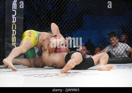 Djani Barbir fights against Andi Vrtacic during Fight Nation Championship Night - MMA at Arena Pula on September 3, 2022 in Pula, Croatia. Photo: Sasa Miljevic/PIXSELL Stock Photo