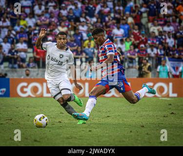 CE - Fortaleza - 09/04/2022 - BRAZILIAN A 2022, FORTALEZA X BOTAFOGO -  Marccal player from Fortaleza celebrates his goal during a match against  Botafogo at the Arena Castelao stadium for the