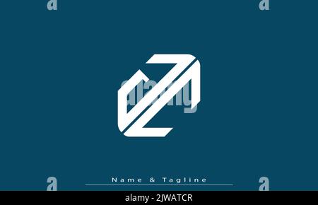 Alphabet letters Initials Monogram logo JC , CJ Stock Vector