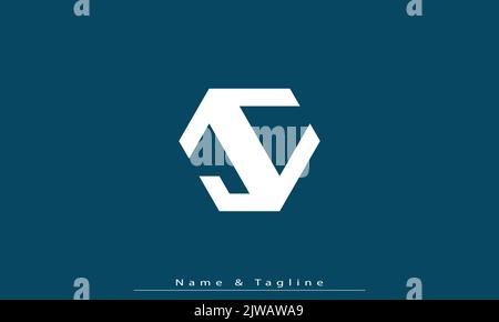 Alphabet letters Initials Monogram logo JC , CJ Stock Vector