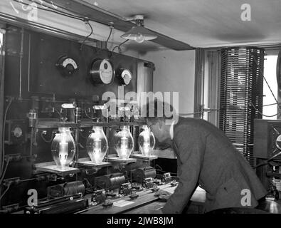 Image of an employee of the Royal Dutch Meteorological Institute (K.N.M ...