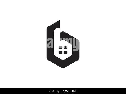 RB Initial Monogram Letter rb Logo Design Vector Template RB Letter Logo Design Real Estate Construction Realty Bold Stock Vector