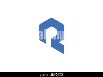 R Initial Monogram Letter r Logo Design Vector Template R Letter Logo Design Real Estate Construction Realty Bold Stock Vector