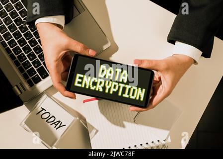 Conceptual display Data EncryptionSymmetric-key algorithm for the ...