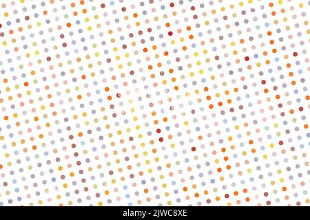 Multicolor dotted background, colorful vector texture with circles. Glitter abstract illustration with blurred drops of rain. Pattern for ads, web Stock Vector