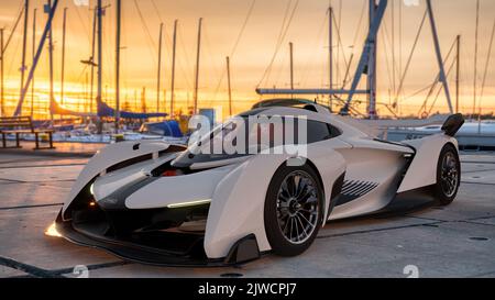 McLaren Solus GT - New Ultra-rare Single Seater Hypercar Stock Photo