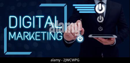 Sign displaying Digital MarketingSearch Engine Optimazation Pay Per Click Ad Internet. Concept meaning Search Engine Optimazation Pay Per Click Ad Stock Photo