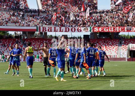 San Nicola stadium, Bari, Italy, September 03, 2022, Official Kombat Ball  Lega B 2022 - 2023 during SSC Bari vs SPAL - Italian soccer Serie B match  Stock Photo - Alamy