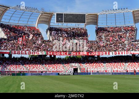 San Nicola stadium, Bari, Italy, September 03, 2022, Official Kombat Ball  Lega B 2022 - 2023 during SSC Bari vs SPAL - Italian soccer Serie B match  Stock Photo - Alamy