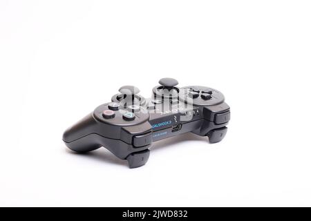 Lampung Indonesia 9  September 2022. game controls isolated on a white background Stock Photo