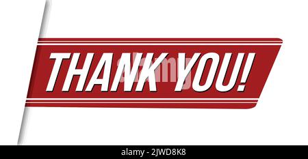 Vector illustration of red thank you stamp on white background Stock Vector  Image & Art - Alamy