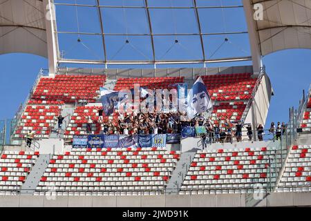 SSC Bari Supporters during the Italian soccer Serie B match SSC Bari vs