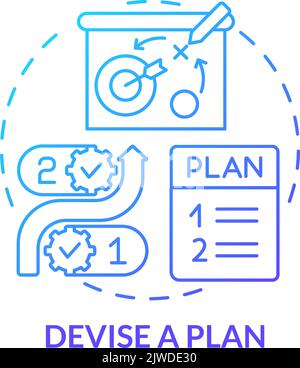 Devise plan concept icon Stock Vector Image & Art - Alamy