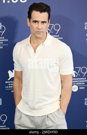 Venice, Italy. 05th Sep, 2022. Irish actor Colin Farrell attends a photo call for The Banshees Of Inisherin at the 79th Venice Film Festival, Italy on Monday, September 5, 2022. Photo by Rune Hellestad/ Credit: UPI/Alamy Live News Stock Photo