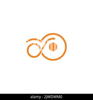 letter s loop circles geometric linked logo vector Stock Vector